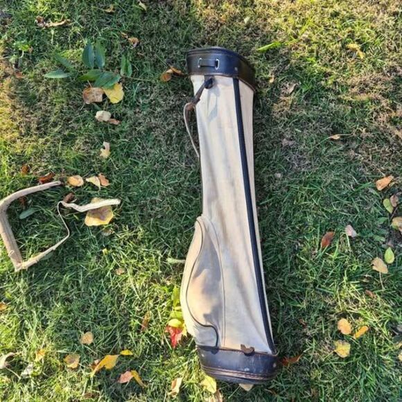 Vintage Clark Canvas Sunday Carry Bag w/ Strap - Picture 5 of 10